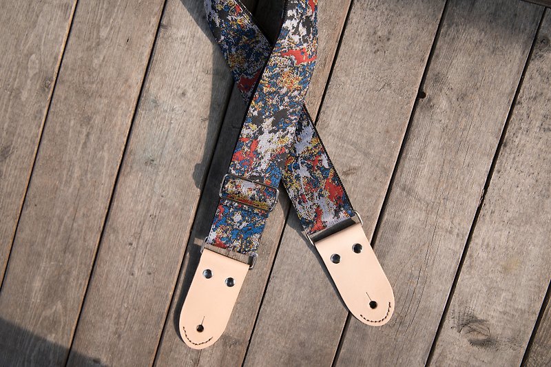 Smiling guitar strap // cosmic refinement // Guitar strap - Guitar Accessories - Other Materials 
