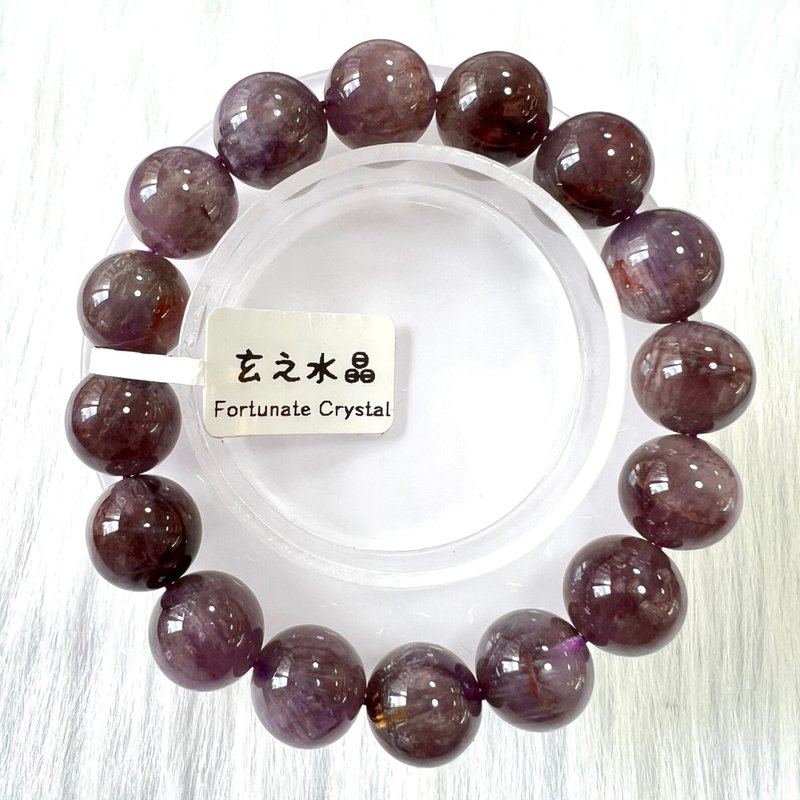 紫鈦晶手串 | 水晶 | 水晶手串 | 水晶手鏈 | 水晶手鍊 - 手鍊/手環 - 水晶 紫色