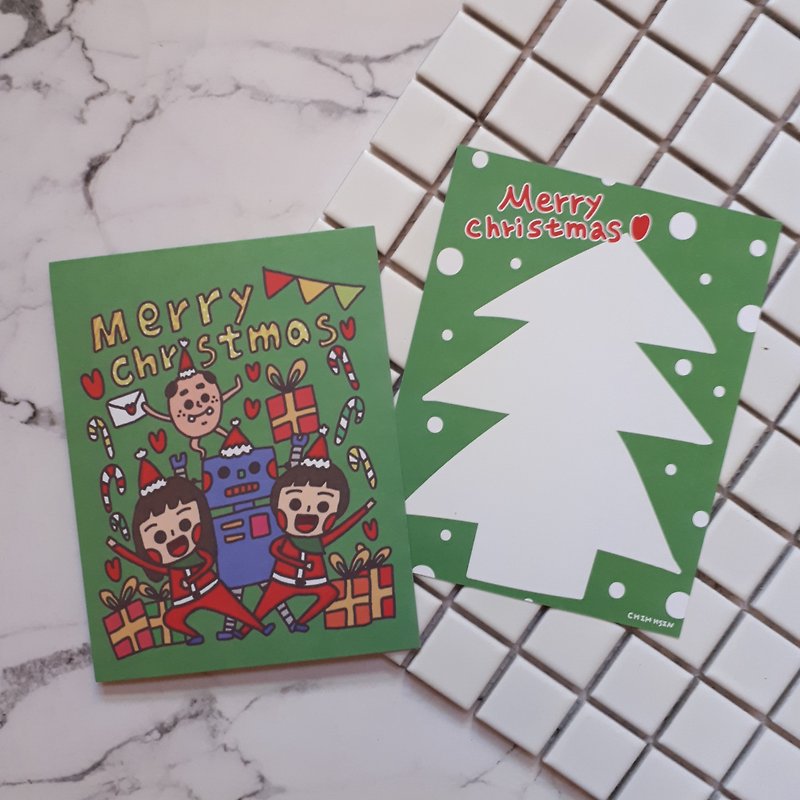 【CHIHHSINXiaoning】クリスマスポストカード - カード・はがき - 紙 