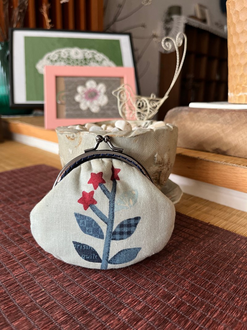 Wakayama Masako gold coin purse - Coin Purses - Cotton & Hemp 