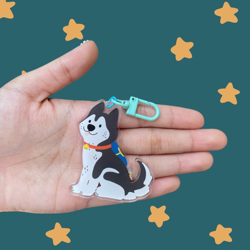 Keychain Husky - 吊飾 - 壓克力 