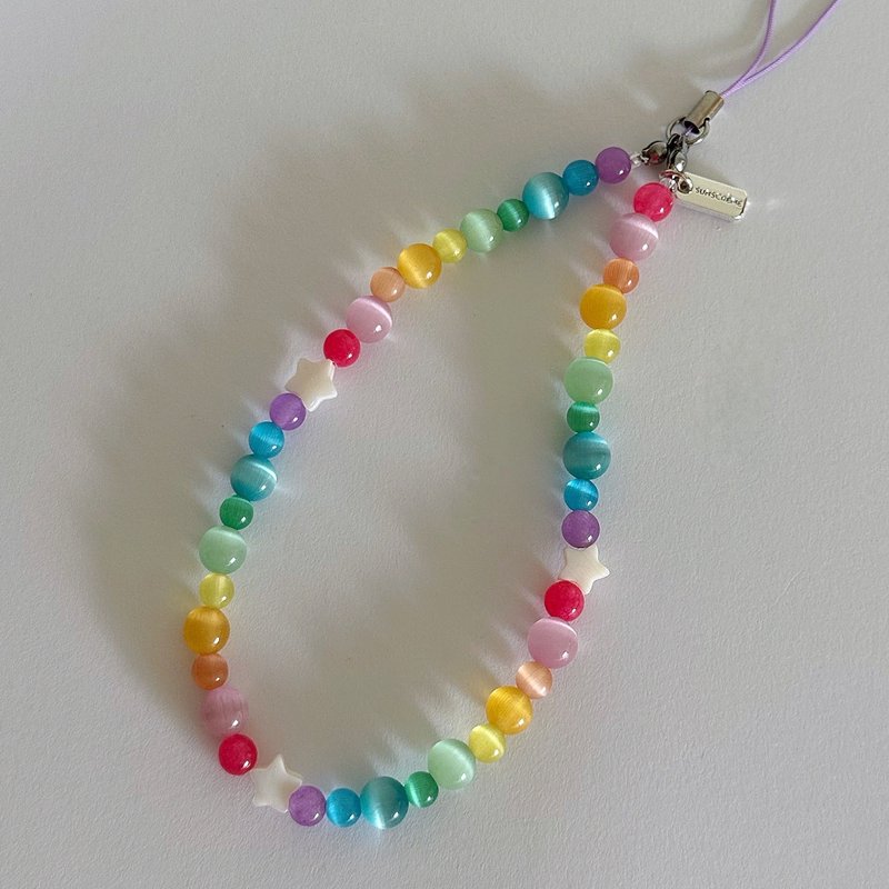 RAINBOW STAR PHONE STRAP - Lanyards & Straps - Other Materials Multicolor