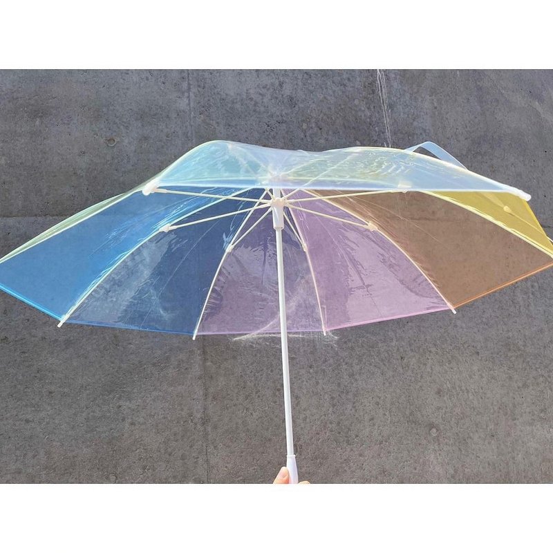 Environmental protection children's umbrella EV217 (rainbow) - Umbrellas & Rain Gear - Eco-Friendly Materials Multicolor