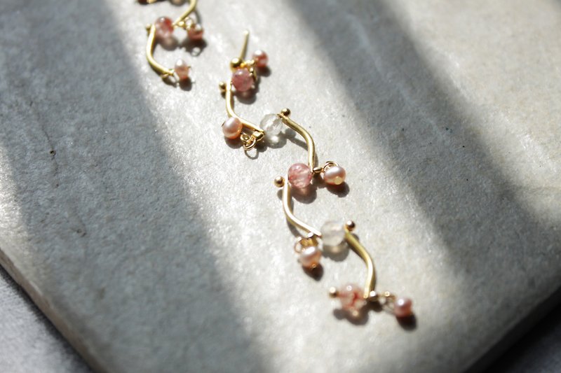 | Drops | earrings - Yang - Earrings & Clip-ons - Other Metals Pink