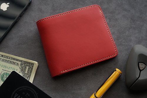 vamp-up-design Short Wallet(WAS009)(Red)