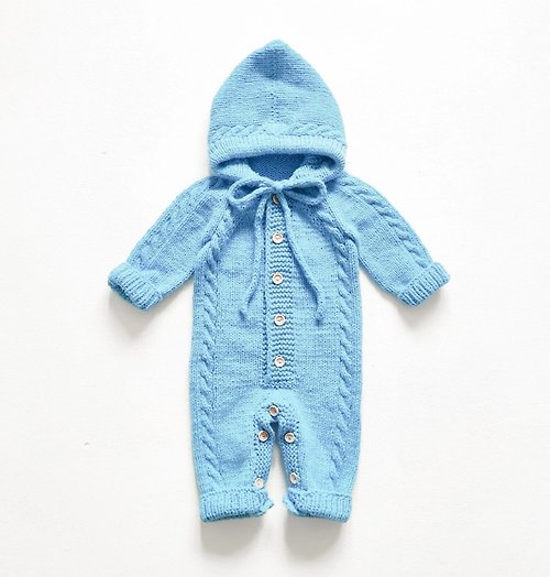 Knitting for kids Knitting pattern for baby jumpsuit for baby 0-3, 3-6 months