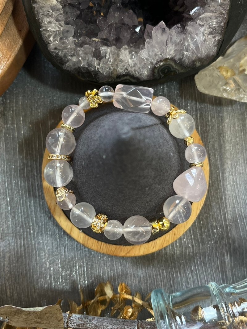 Custom Crystal Gemstone Bracelet | Gentle Glow Heart | Love & Tenderness Crystal Bracelet - Bracelets - Crystal 