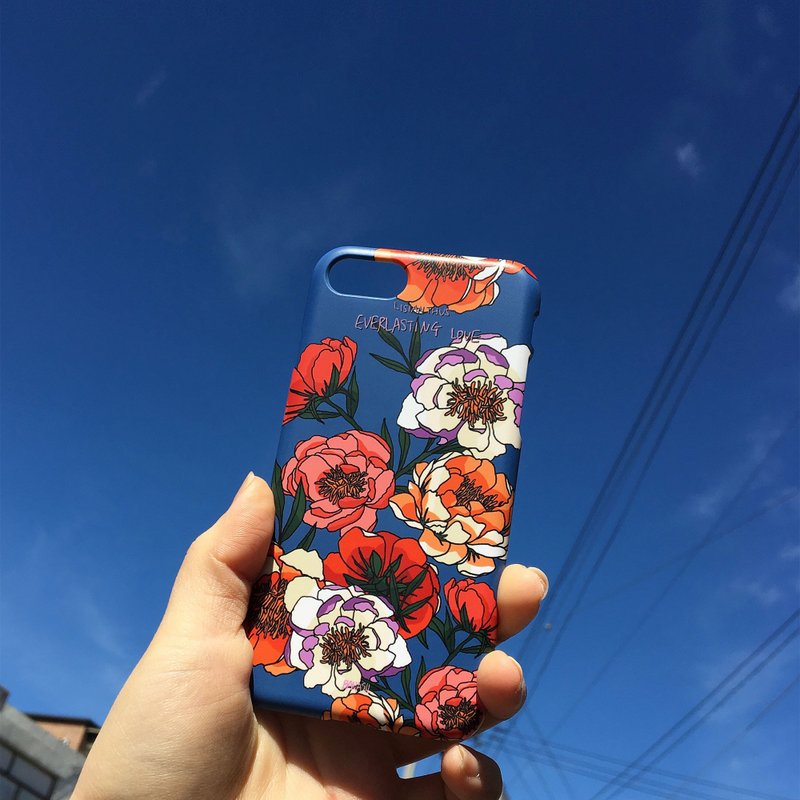 Lisianthus Cloudless Sky_Matt Hard Case_MagSafe - 手機殼/手機套 - 其他材質 多色