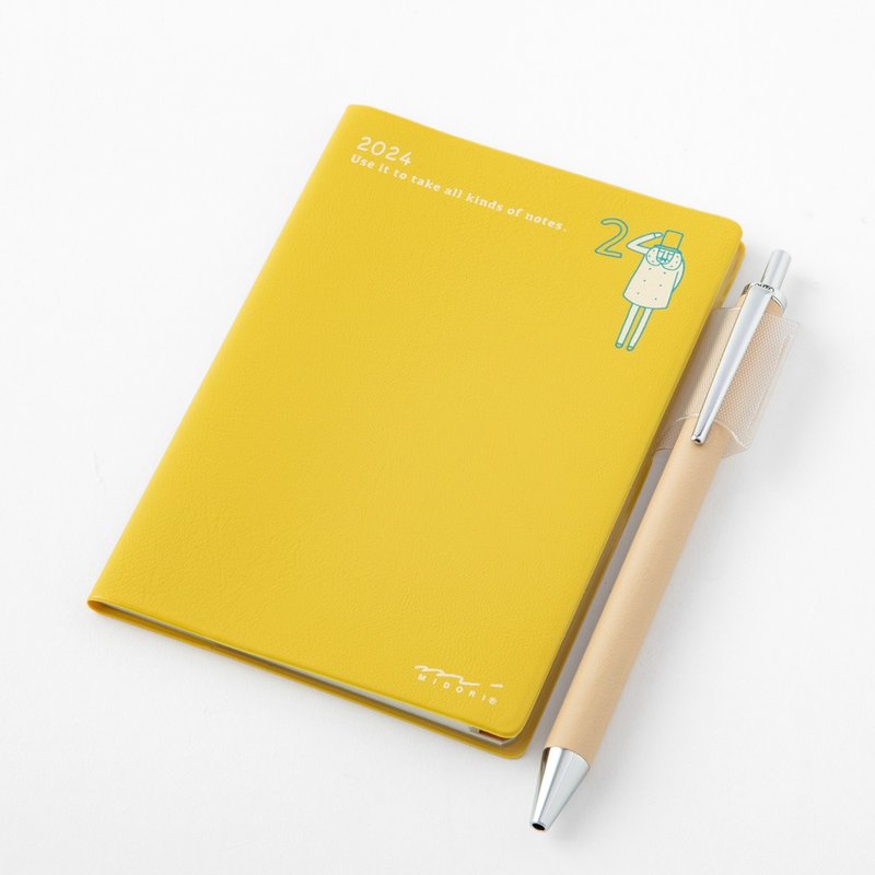 MIDORI Pocket Diary 2024手帳迷你(月間)歐吉桑 - 筆記本/手帳 - 紙 