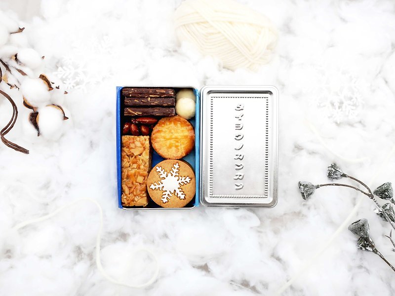 【クリスマスギフト】タイヨウノカンカンmini 　結晶　cake太陽ノ塔オリジナルクッキー缶 - 手工餅乾 - 新鮮食材 