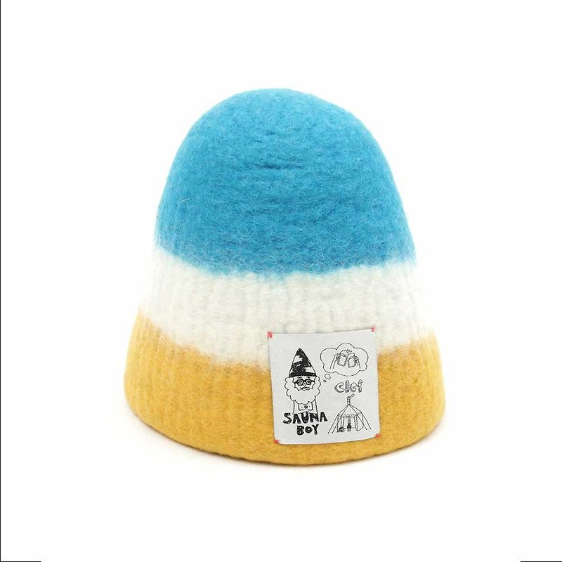 Chi-bee × CLEF SAUNA HAT SN002 - Hats & Caps - Wool Multicolor