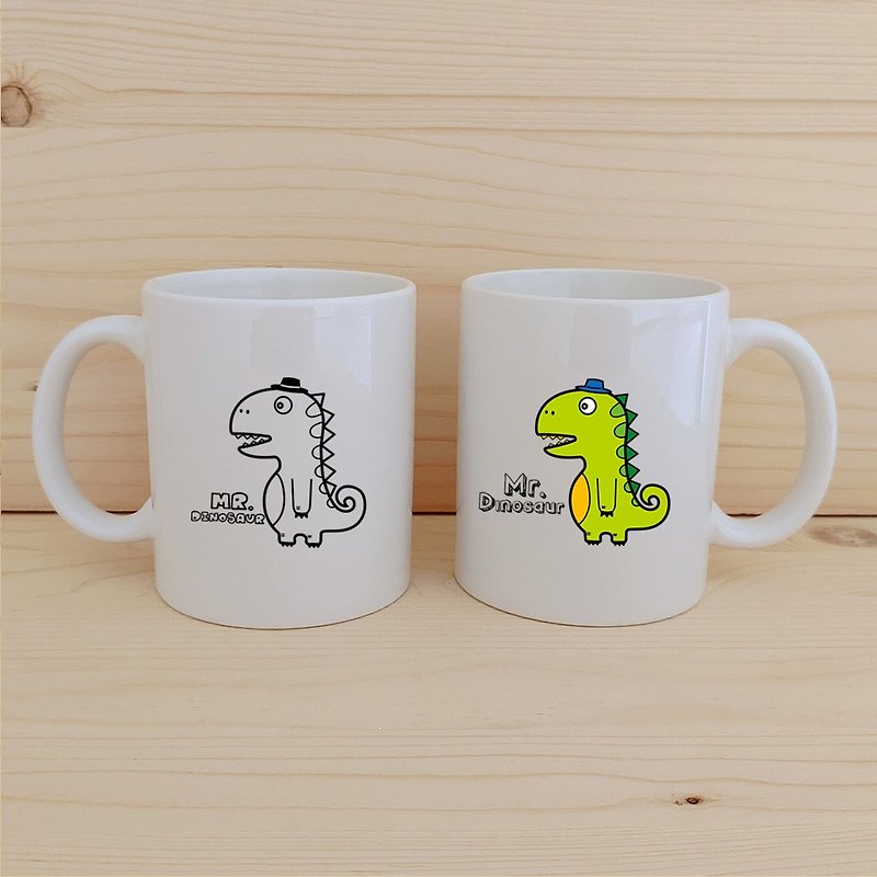 [Customizable text] Mr. Dinosaur_ Mug