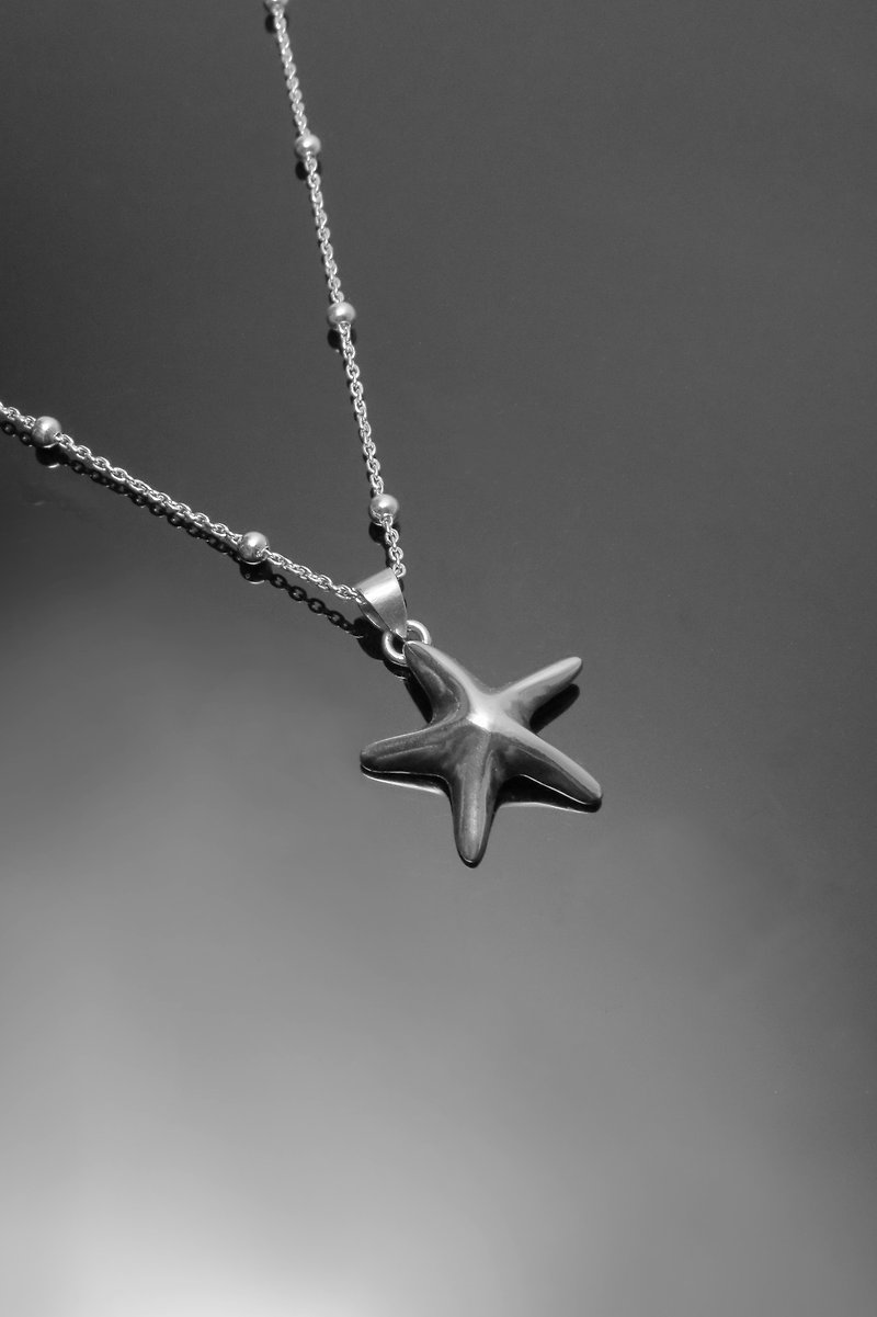 Animal series/ little starfish/ 925 Silver/ handmade - สร้อยคอ - โลหะ สีเงิน