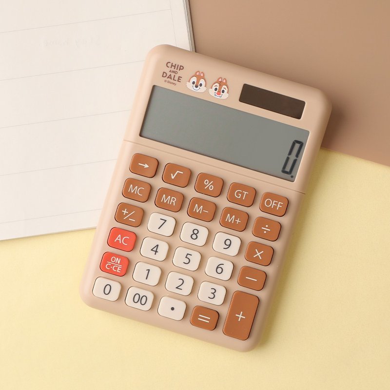 迪士尼奇奇蒂蒂計算機-正版授權 Chip&Dale太陽能雙電源計算機 - 其他 - 其他材質 多色