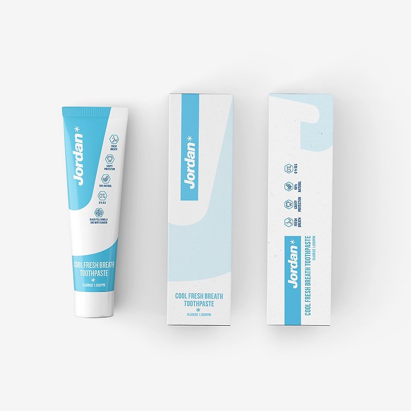 【Jordan】Cool Fresh Vanilla toothpaste - Toothbrushes & Oral Care - Other Materials Blue