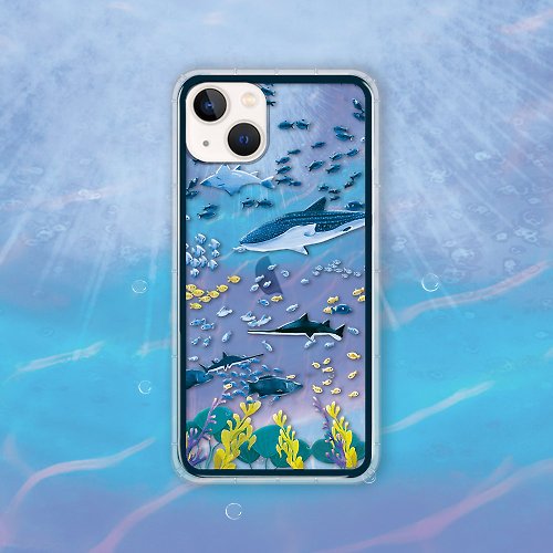 CreASEnse 創感品味 携帯電話ケース 鯨豚樂悠游 海底風景系列 支援各品牌手機殼CSAK15