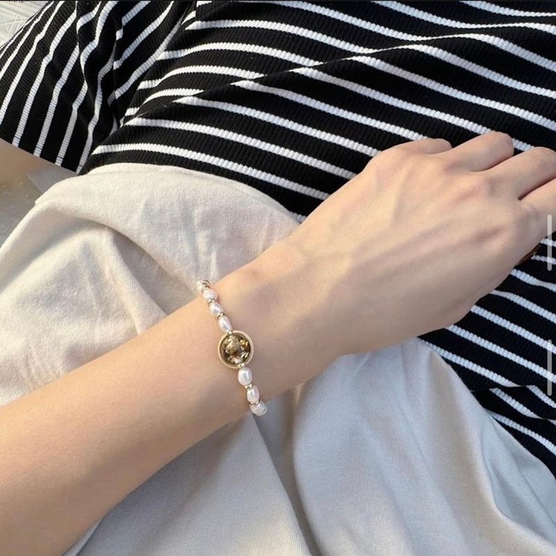 Mimis design baroque pearl lanugo bracelet - เครื่องประดับ - ไข่มุก 