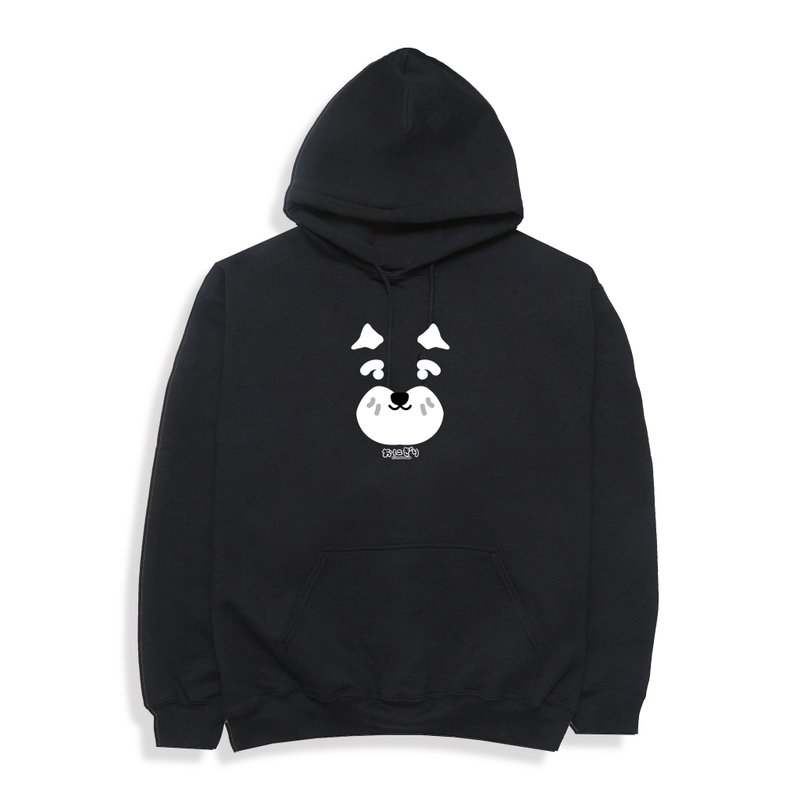 Schnauzer Hoodie  Gildan Heavy Blend Adult Hooded Sweatshirt - เสื้อฮู้ด - ผ้าฝ้าย/ผ้าลินิน ขาว