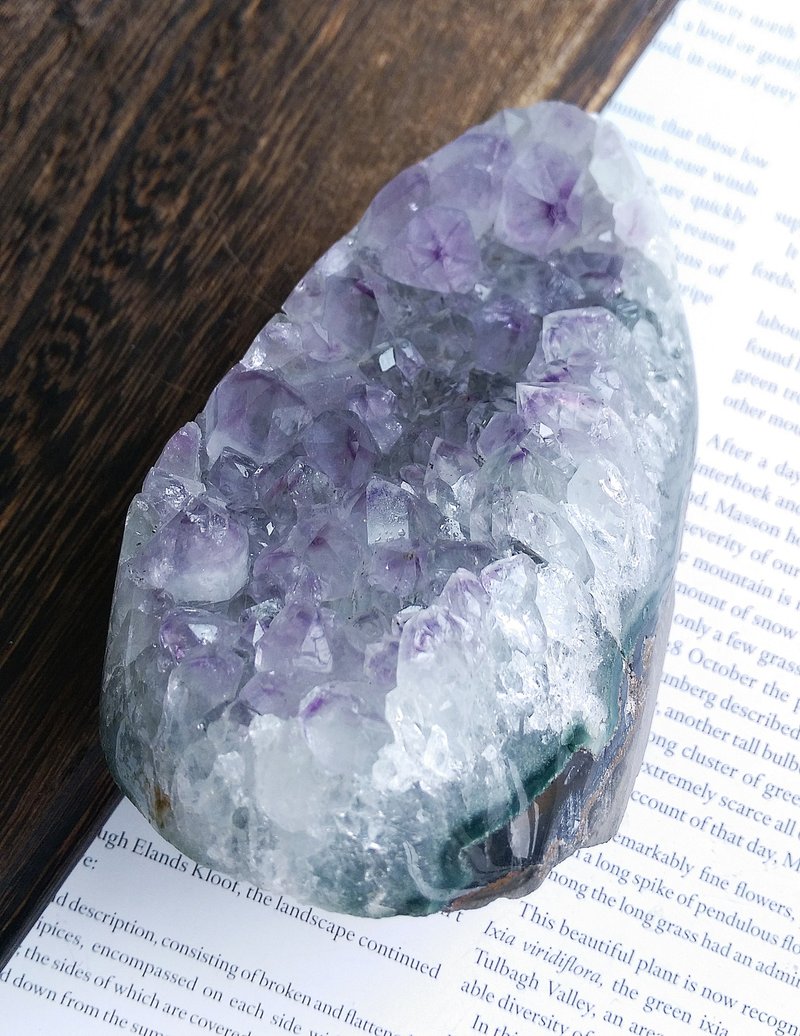Amethyst  烏拉圭產地 原皮紫水晶  紫水晶晶鎮 天然礦石 原礦 - 擺飾/家飾品 - 其他材質 