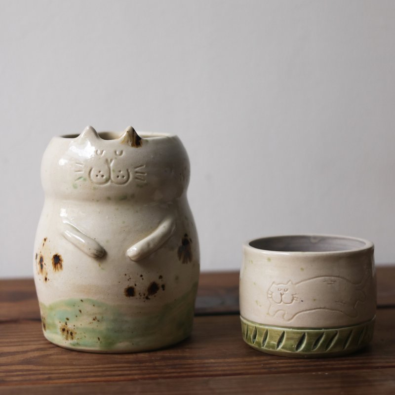 茶海、茶杯 丨茶具組 - 咖啡杯/馬克杯 - 陶 