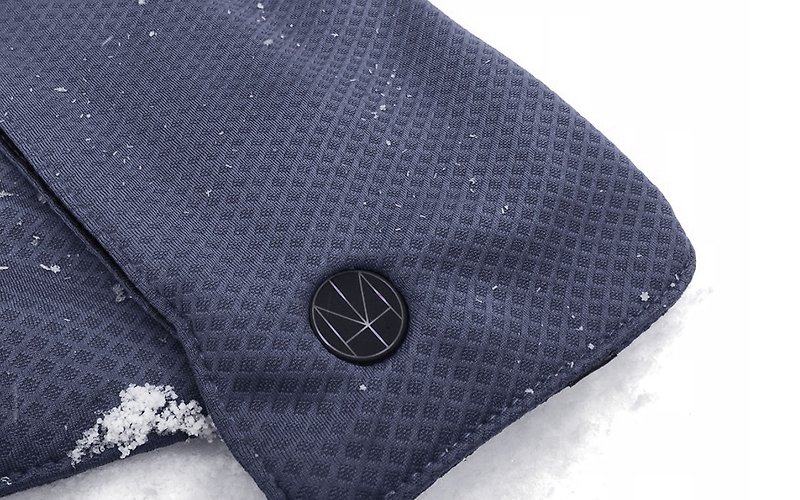 SUSTAIN HEATED SCARF - SPORT-Navy - Knit Scarves & Wraps - Polyester Blue