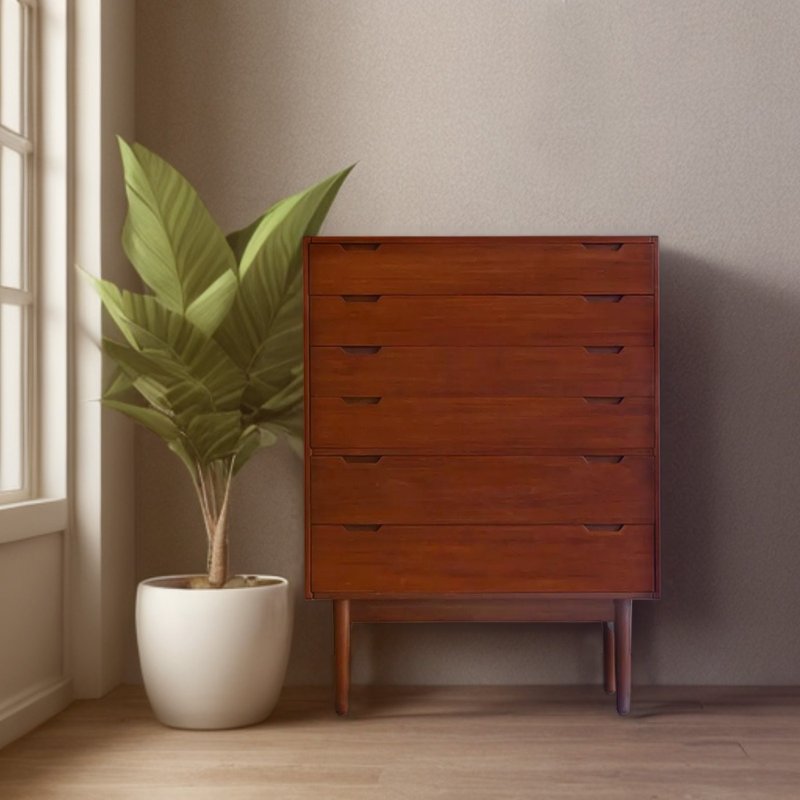 Taisho beautiful log side cabinet handmade by craftsmen 190RS. Customized inquiries are welcome. - Wardrobes & Shoe Cabinets - Wood Brown