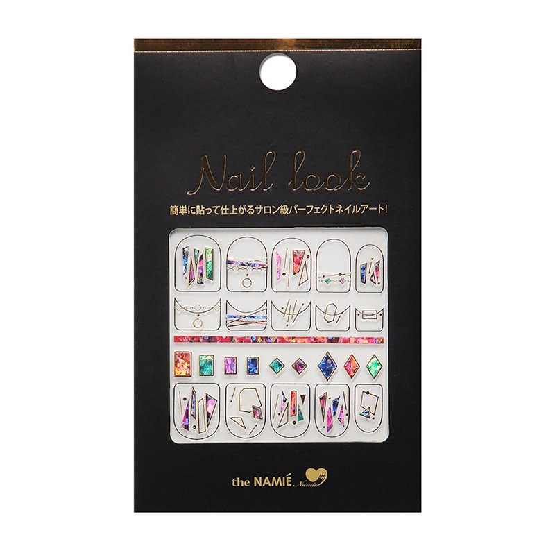 【 DIY 美甲】Nail Look 美甲裝飾藝術貼紙 豐彩碎片 - 指甲油/指甲貼 - 紙 金色
