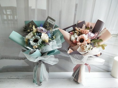 花曜日FlowerDays 太陽花向日葵大花束 乾燥花束 韓式花束 畢業 老師禮物