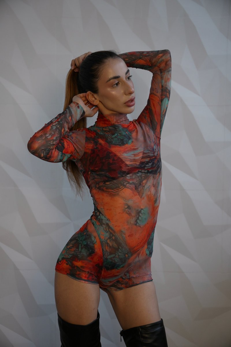 Transparent dance leotard for pole dance aerial for women - 其他 - 其他材質 多色