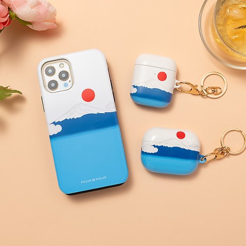 POLAR POLAR 【客製化】夏の富士山 iPhone MagSafe 手機殼 光面 / 霧面