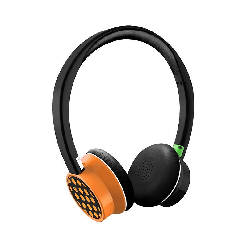 BRIGHT customized Bluetooth headset Halloween series polka dot pumpkin Halloween limited - หูฟัง - พลาสติก หลากหลายสี
