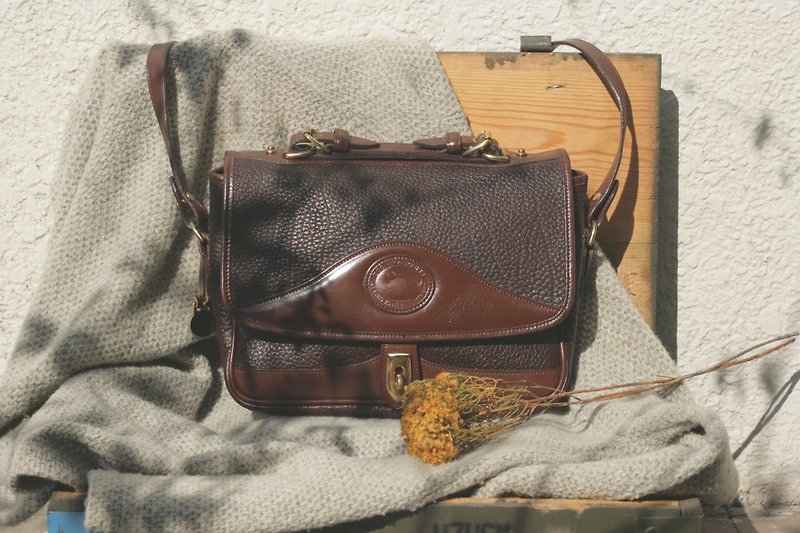 Leather bag _B035 - กระเป๋าแมสเซนเจอร์ - หนังแท้ สีนำ้ตาล