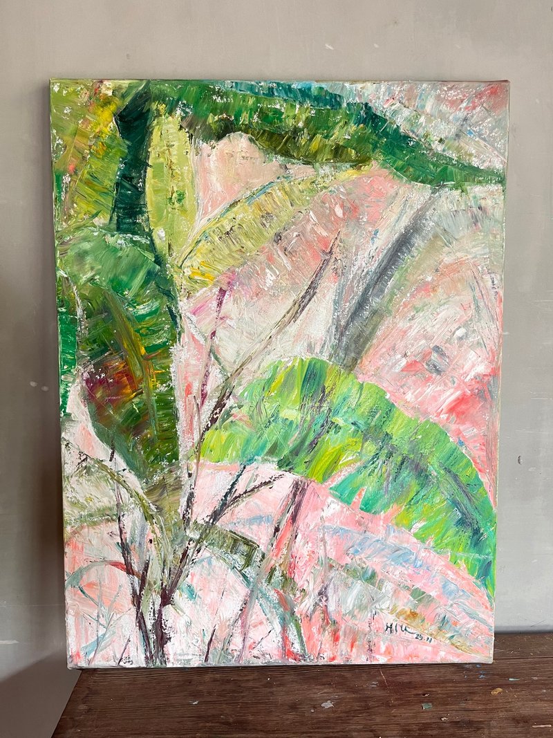 秋天的芭蕉 - 海報/掛畫/掛布 - 顏料 