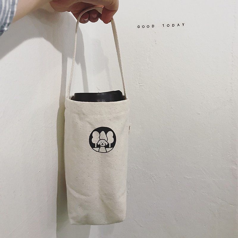 Tumbler bag | Mori's Forest - Handbags & Totes - Cotton & Hemp White