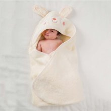 Japanese OP mini] Organic cotton baby hand rattle/doll sheep