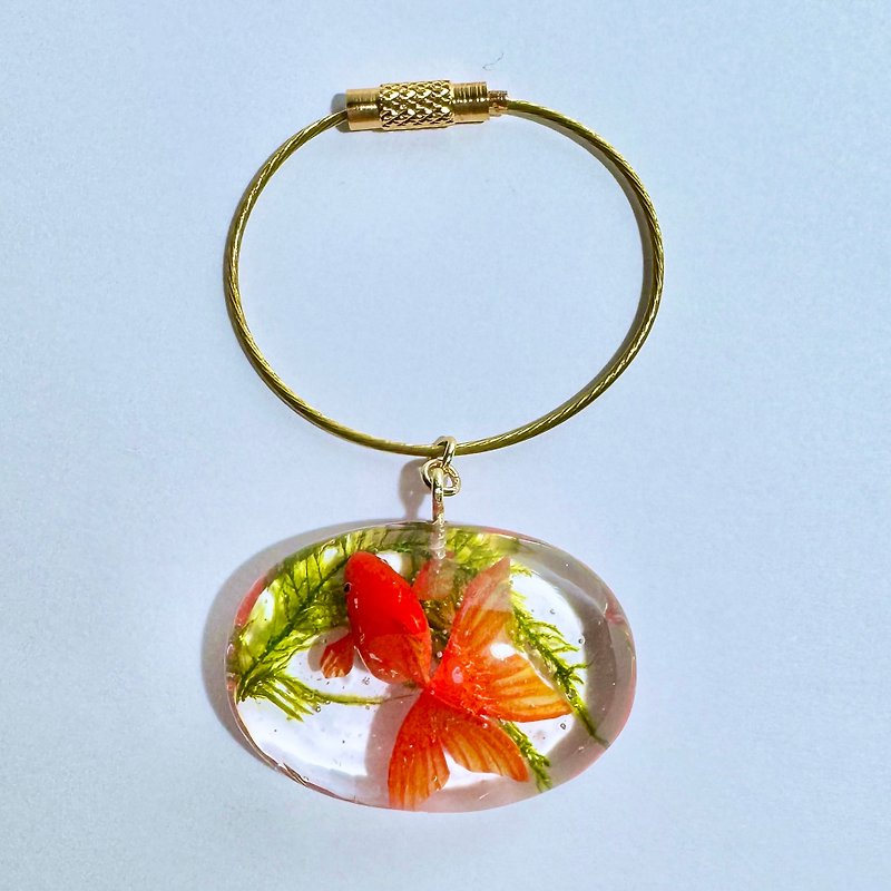 Goldfish Japanese style key chain - Keychains - Resin 