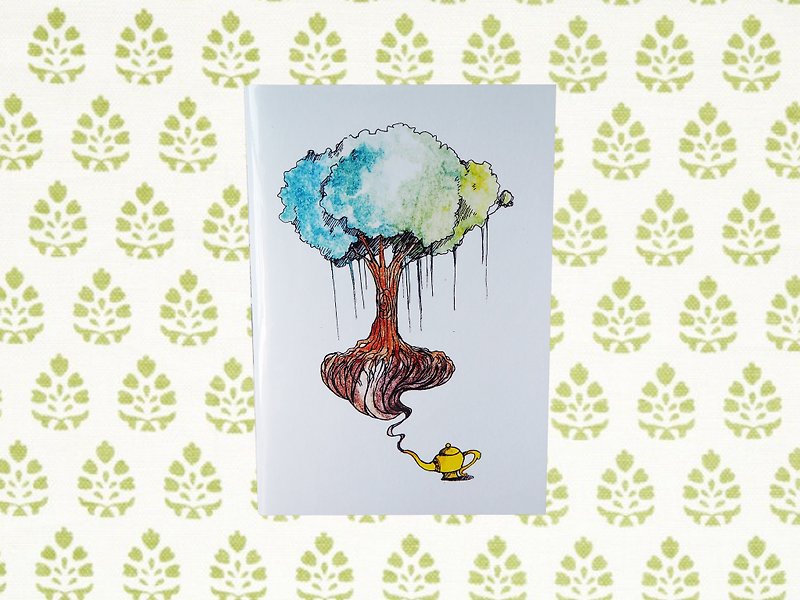 Wish Upon A Tree Notebook - 筆記簿/手帳 - 紙 綠色