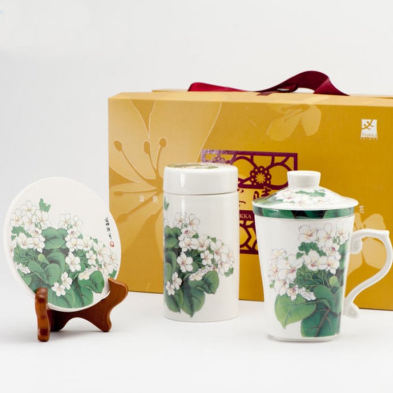 油桐花開茶具組-20079-0000014 - 茶壺/茶杯/茶具 - 陶 白色