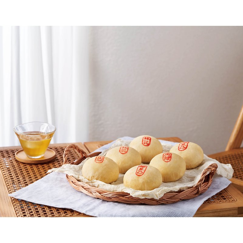 Linhomelybakery Linji Cake Shop [8 pieces of mung bean buns] - Cake & Desserts - Other Materials Yellow