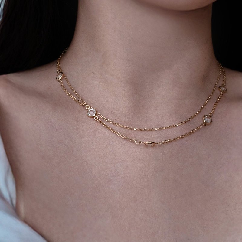 素鏈 | Veil of Selene 瑟琳的月紗 - 項鍊 - 其他材質 金色