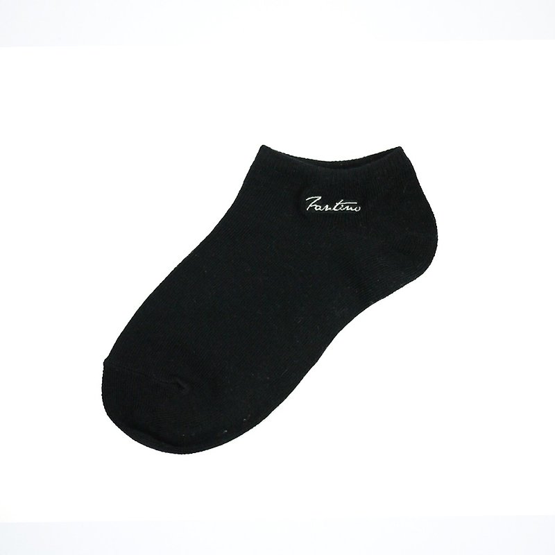 Collagen Antibacterial Deodorant Socks (Monochrome) Dark Night Black::: Out of Print ::: - ถุงเท้า - ผ้าฝ้าย/ผ้าลินิน 
