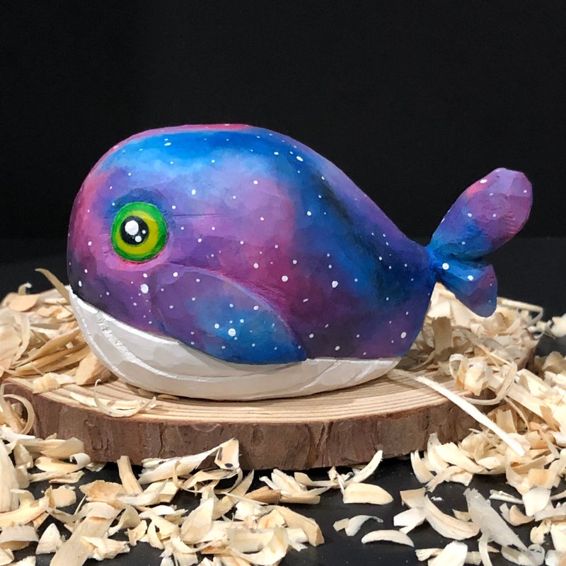 Space Whale - Items for Display - Wood Multicolor