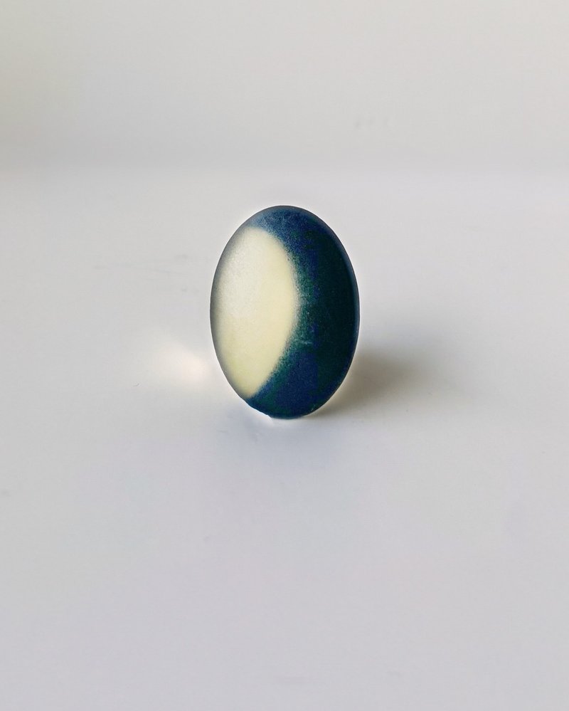 Galaxy volume ring /Moon/ 月読 gold/silver925 戒指 日本戒指 - 戒指 - 純銀 金色