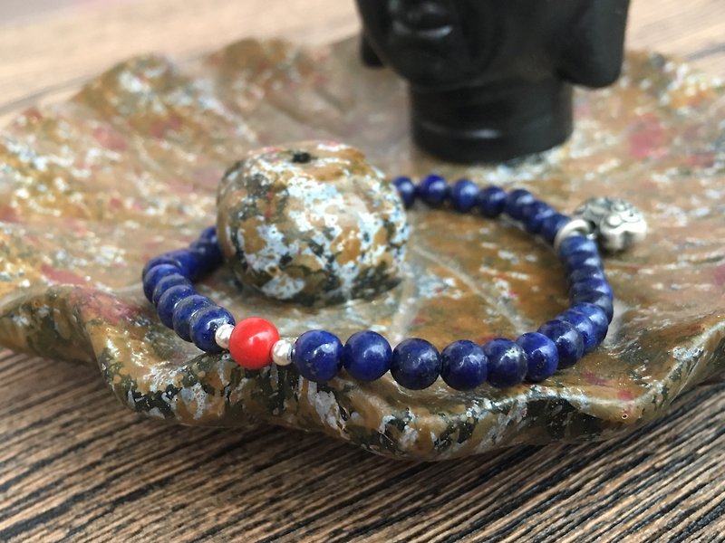 Lapis Lazuli Bracelet - Free Shipping Plus - Bracelets - Gemstone Blue