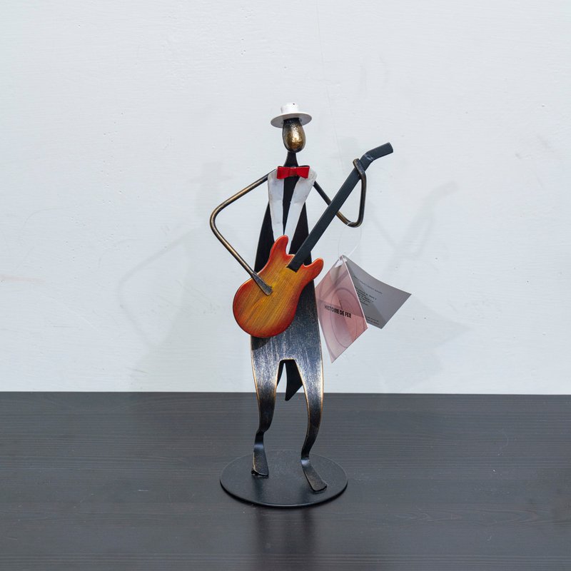 European style classical string music color metal sculpture art furnishings - ของวางตกแต่ง - โลหะ 