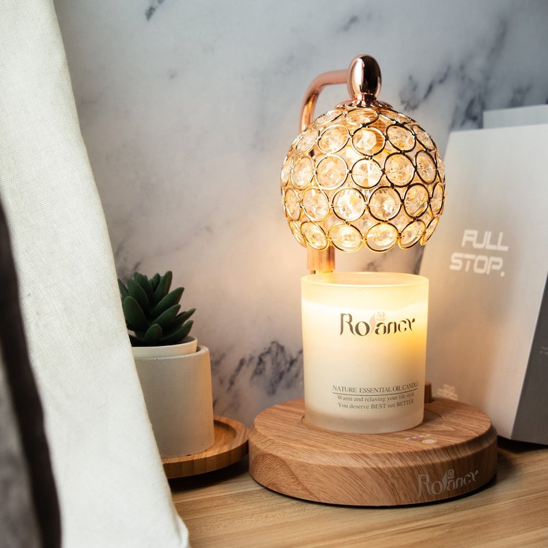 //Pre-order//[Rofancy] Solid wood timed melting Wax lamp-Athens Circle - Candles & Candle Holders - Other Metals 