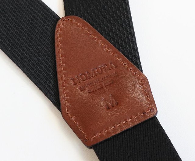 Suspenders button or clip The 2way 30mm Black Made in Japan NOMURA - Shop  nomurabelt Belts - Pinkoi