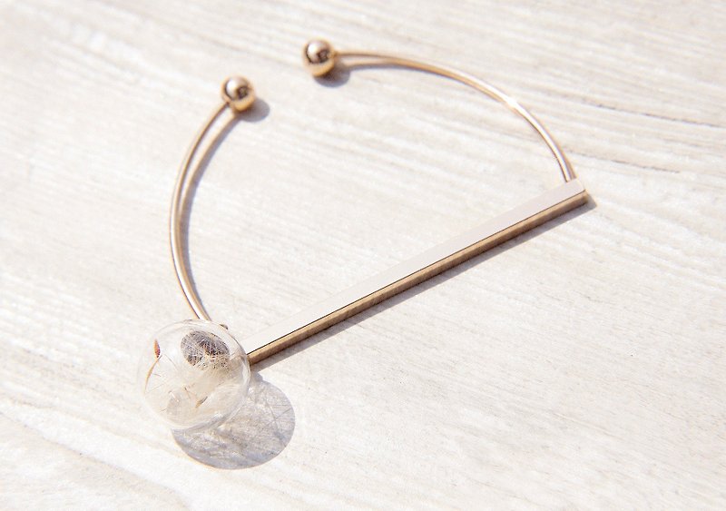 แก้ว สร้อยข้อมือ สีทอง - Valentine's Day Gift / Forest Department / English Geometric Design Glass Ball Gold Bracelet Bracelet Bracelet-Dandelion