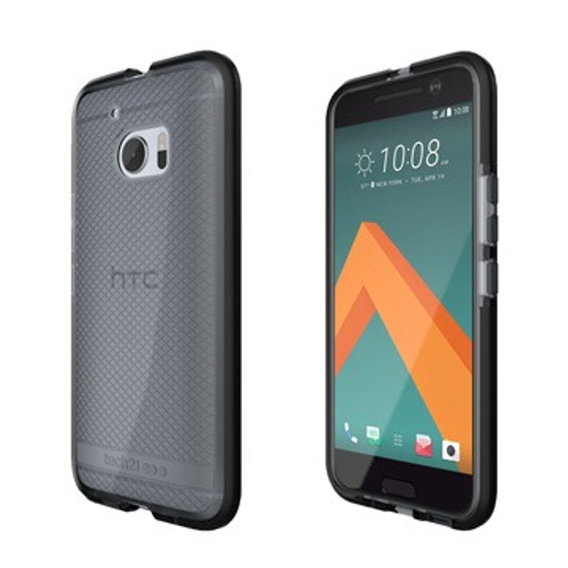 British super Tech21 Impact Evo Check HTC 10 crash soft Plaid Case - transparent black (5055517356183) - Other - Other Materials 