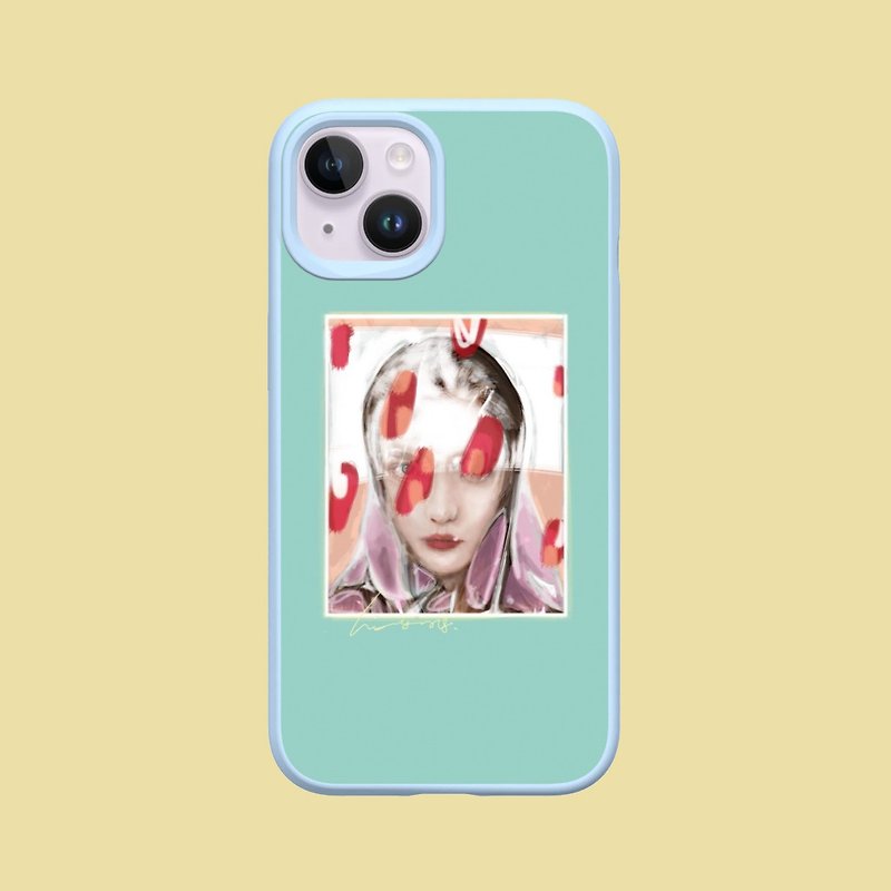 Daydream/Rhino Shield-anti-fall iPhone15/14/13/12/11/pro mobile phone case - เคส/ซองมือถือ - พลาสติก หลากหลายสี